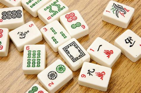 mahjong tiles.